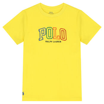 Boys Yellow Logo T-Shirt