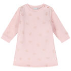 فستان بنات بالشعار باللون الوردى, 1, hi-res