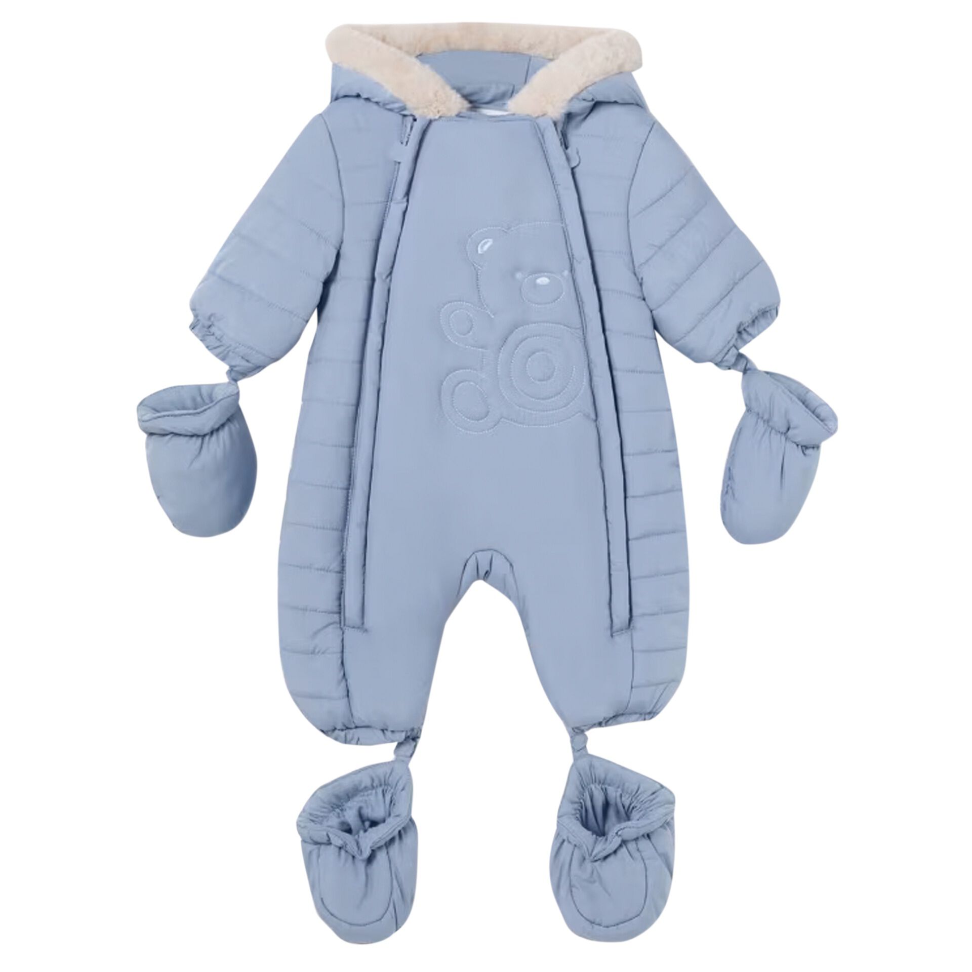 Mayoral Baby Boys Logo Teddy Bear Snowsuit Junior Couture Bahrain