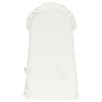 Baby Girls Ivory Ruffled Nest
