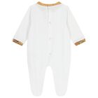White & Beige Geo Map Babygrow Gift Set, 2, hi-res