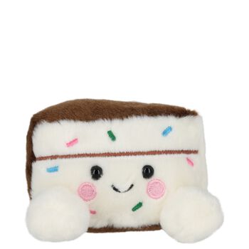 Palm Pals Ivory Sprinkles Cake Slice Soft Toy ( 7cm )