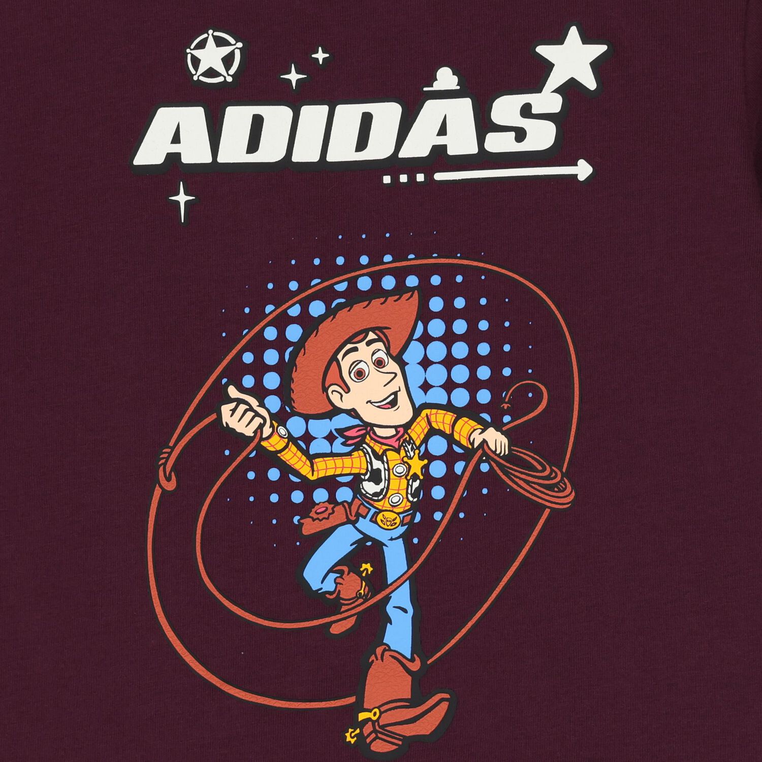 Younger Boys Burgundy Woody Disney Shorts Set, 1, hi-res