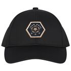 Boys Black Logo Cap, 1, hi-res