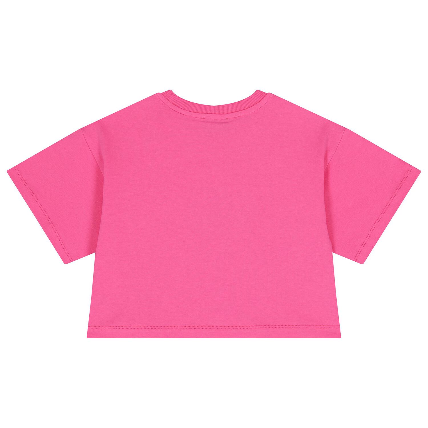Girls Pink Teddy Bear Logo T-Shirt, 3, hi-res