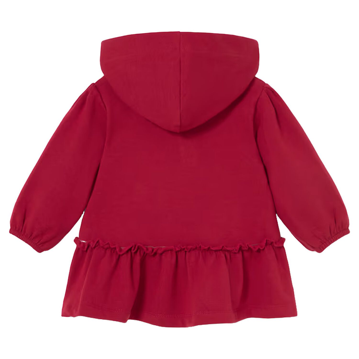 Younger Girls Red Mouse Hooded Dress, 1, hi-res