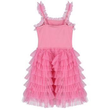Girls Pink Tulle Dress