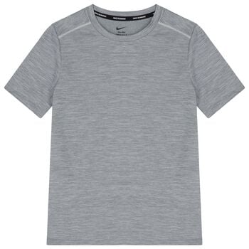 تيشيرت بالشعار باللون الرمادي Dri-Fit