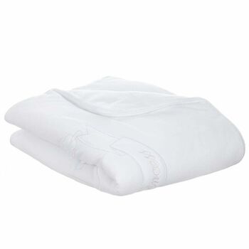 Baby White Cotton Blanket