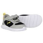 Younger Boys Grey & Black Fun Racer 2 AC Trainers, 1, hi-res