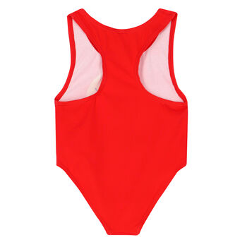 Younger Girls Red Pop-Sickle Swimsuit