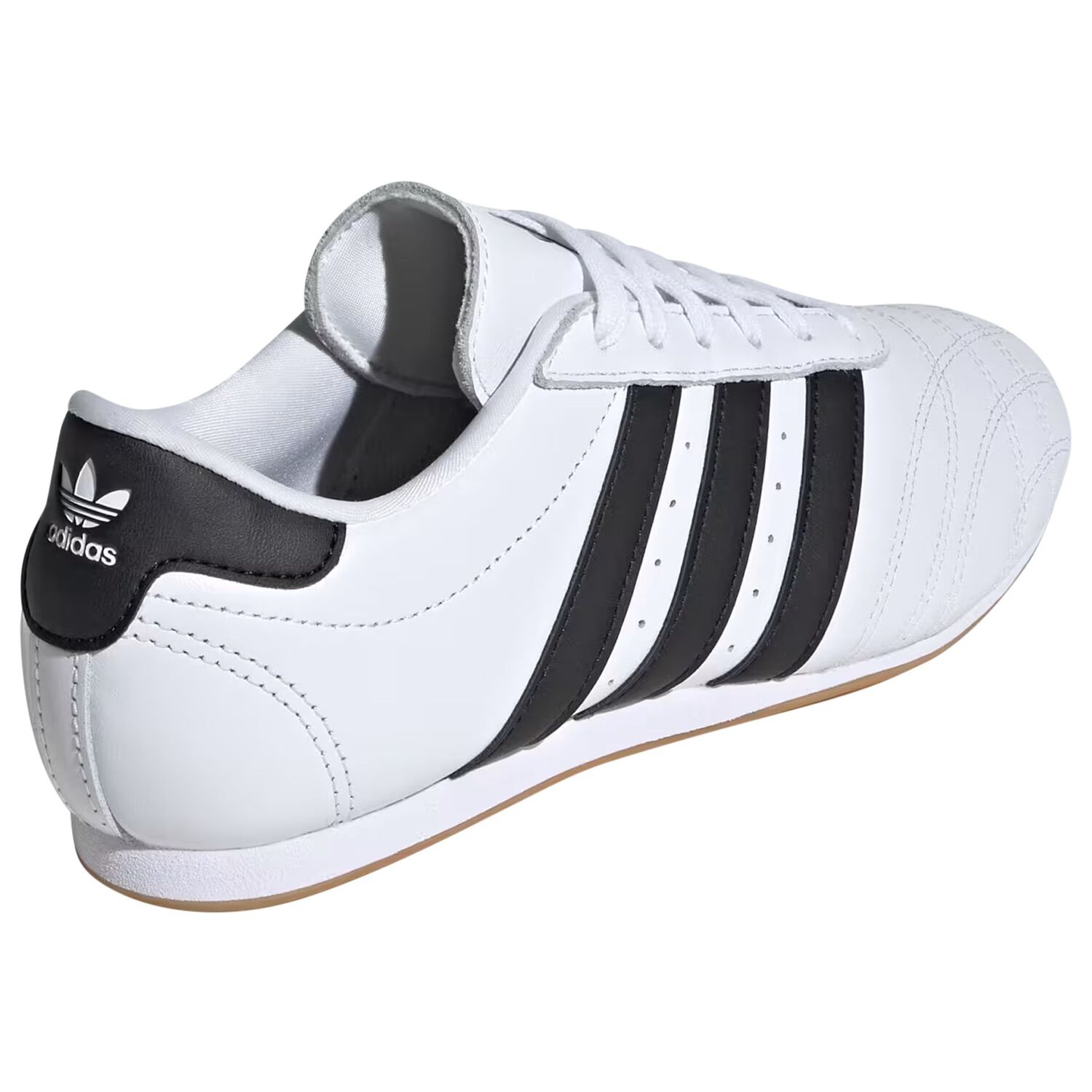 White & Black Logo Taekwondo Lace Trainers, 1, hi-res
