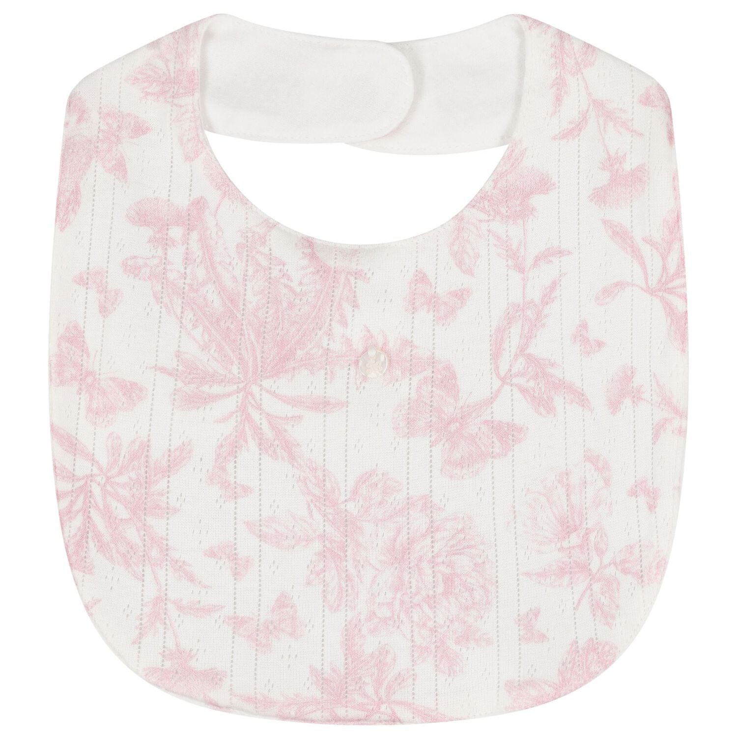Baby Girls Pink & Ivory Toile De Jouy Babygrow Gift Set, 2, hi-res