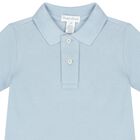 طقم أولاد شورت باللون الأبيض والأزرق, 1, hi-res