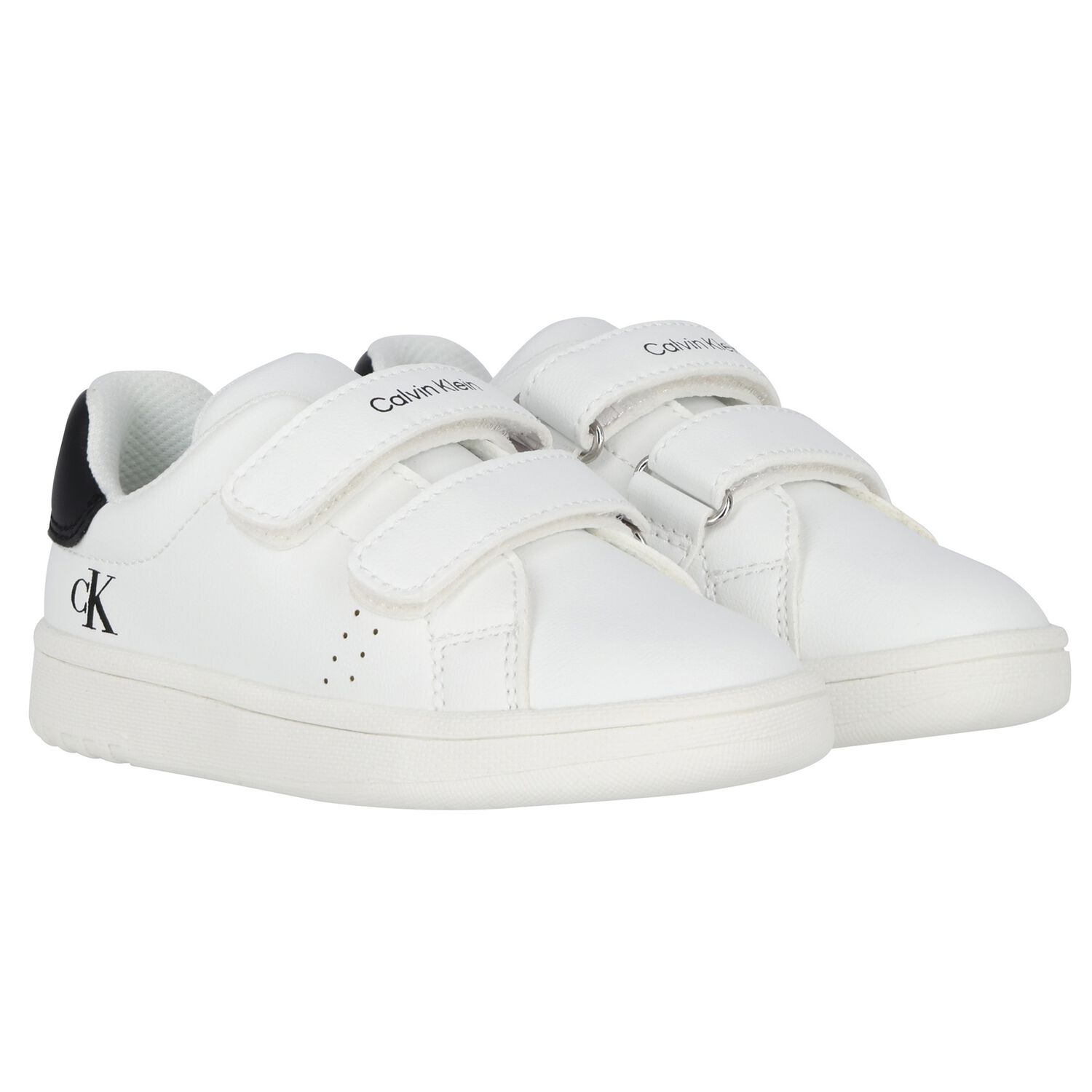 White Logo Trainers, 2, hi-res