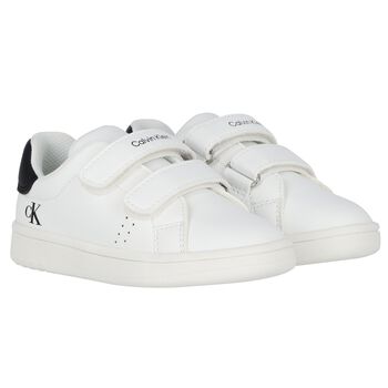 White Logo Trainers