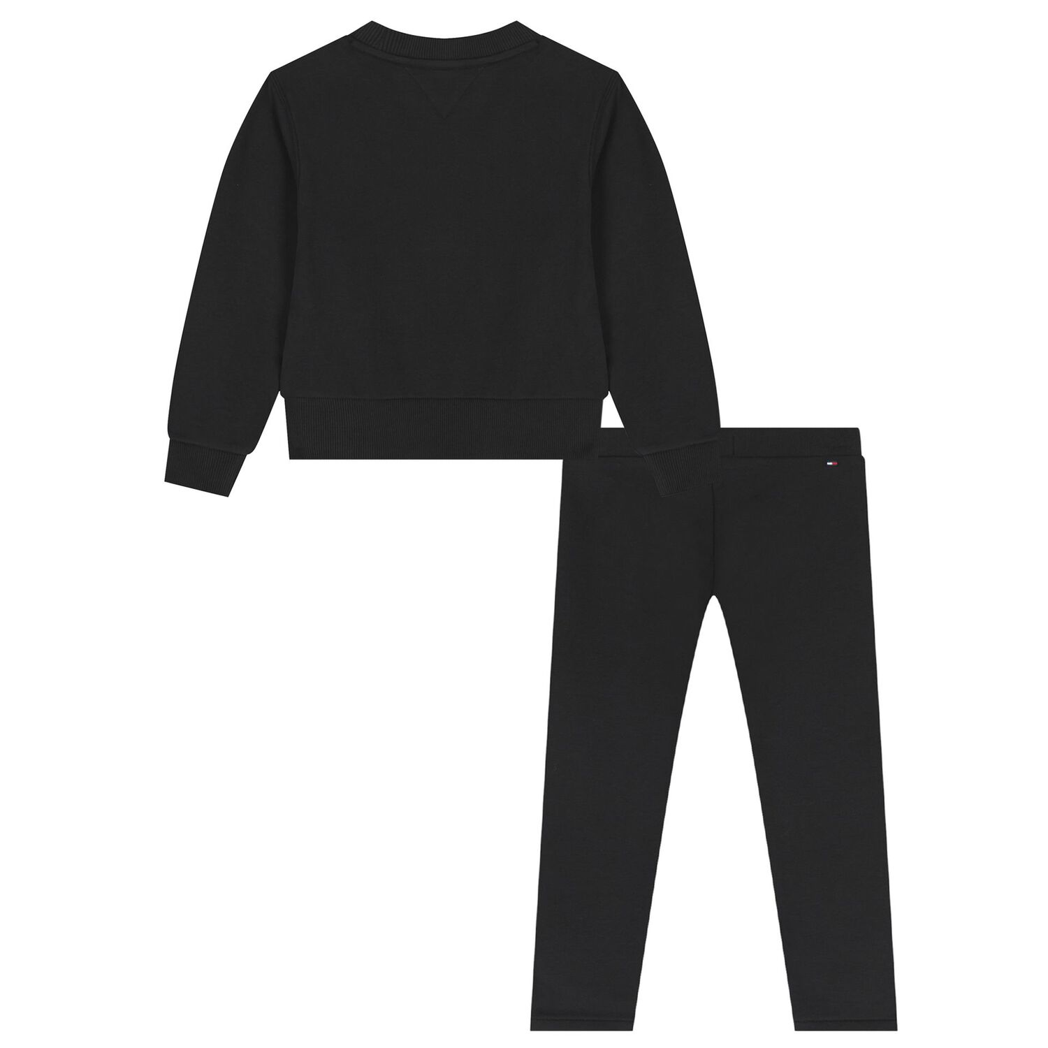 Girls Black Logo Leggings Set, 1, hi-res