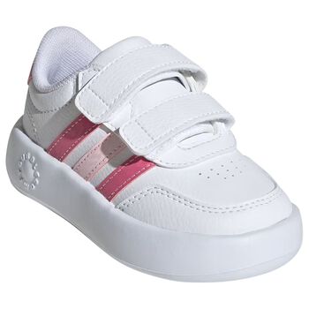Girls White & Pink Breaknet 3.0 Trainers