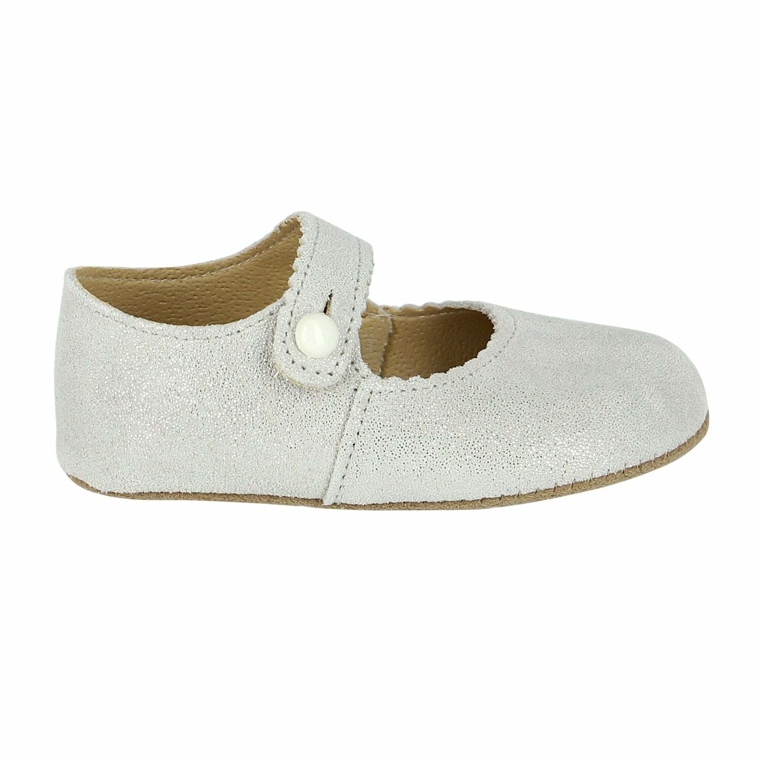 Baby Girls Silver Pre Walker Shoes , 1, hi-res image number null