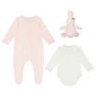Baby Girls White & Pink Gift Set, 1, hi-res