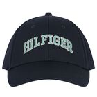 Boys Navy Blue Varsity Logo Cap, 1, hi-res