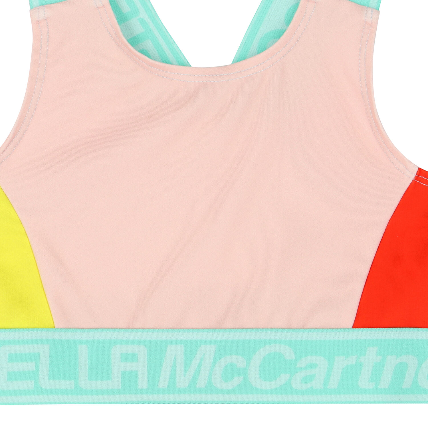 Girls Multi-Colored Logo Crop Top, 1, hi-res image number null
