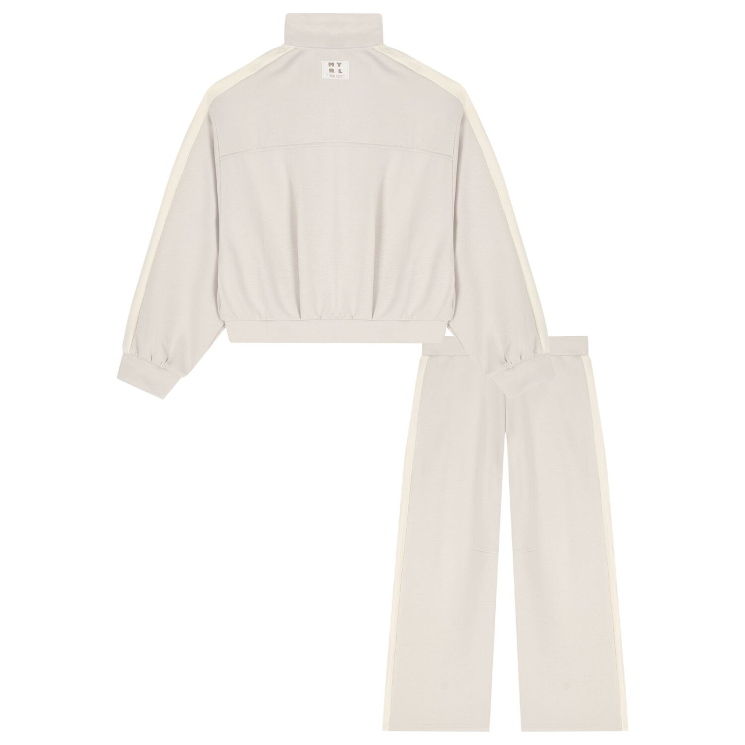 Girls Beige & Ivory Tracksuit, 1, hi-res