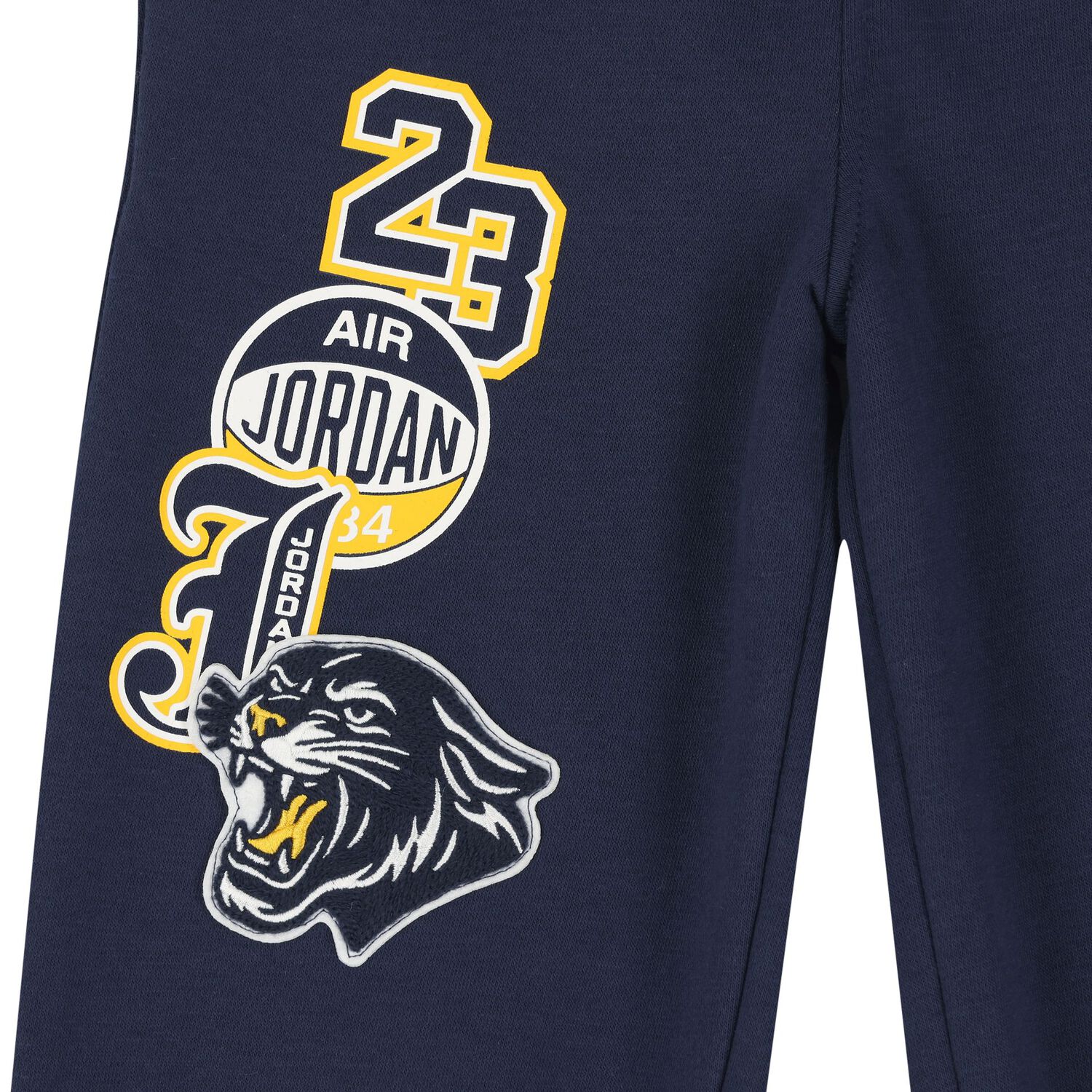 Boys Navy Blue Jordan Logo Joggers, 2, hi-res