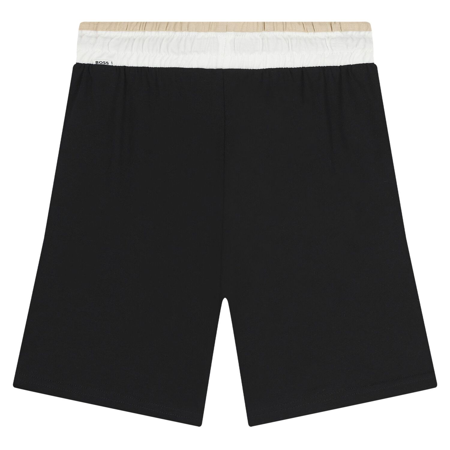 Boys Black Logo Shorts Set, 2, hi-res