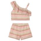 Girls Multi-Coloured Knitted Shorts Set, 3, hi-res