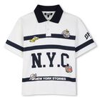 Boys Ivory Logo Polo Shirt, 1, hi-res