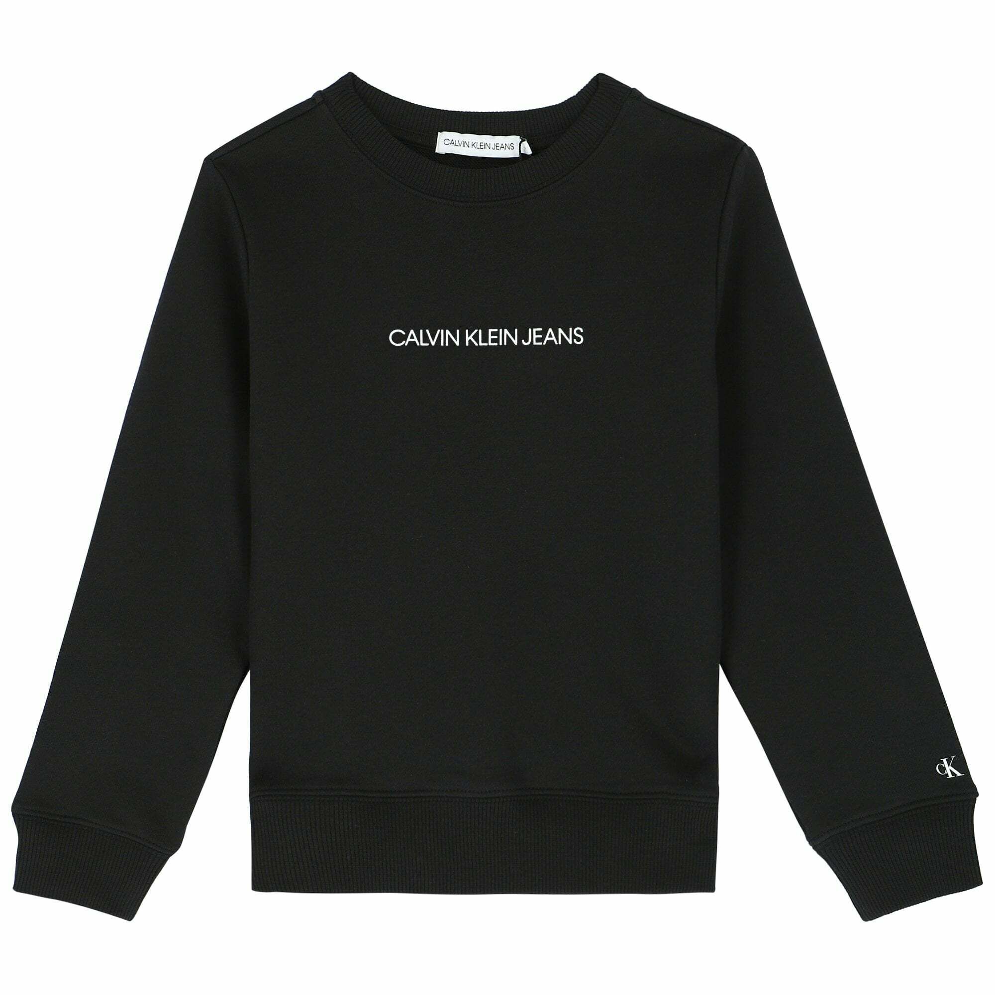 Calvin Klein Girls Black Logo Sweatshirt Junior Couture Kuwait