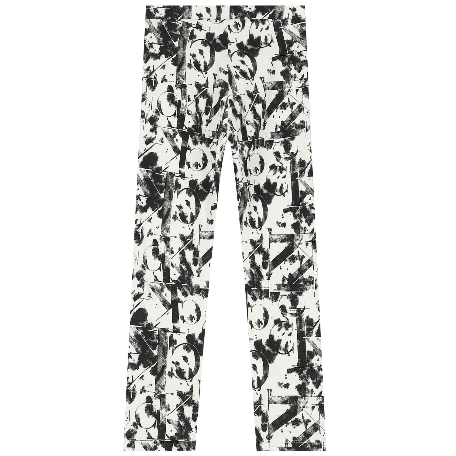 Girls Ivory Logo Leggings, 1, hi-res image number null