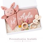 Pink Baby Blanket & Bunny Comforter Gift Set, 1, hi-res