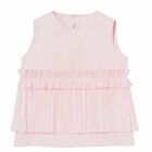 Girls Pink Ruffle Top, 1, hi-res