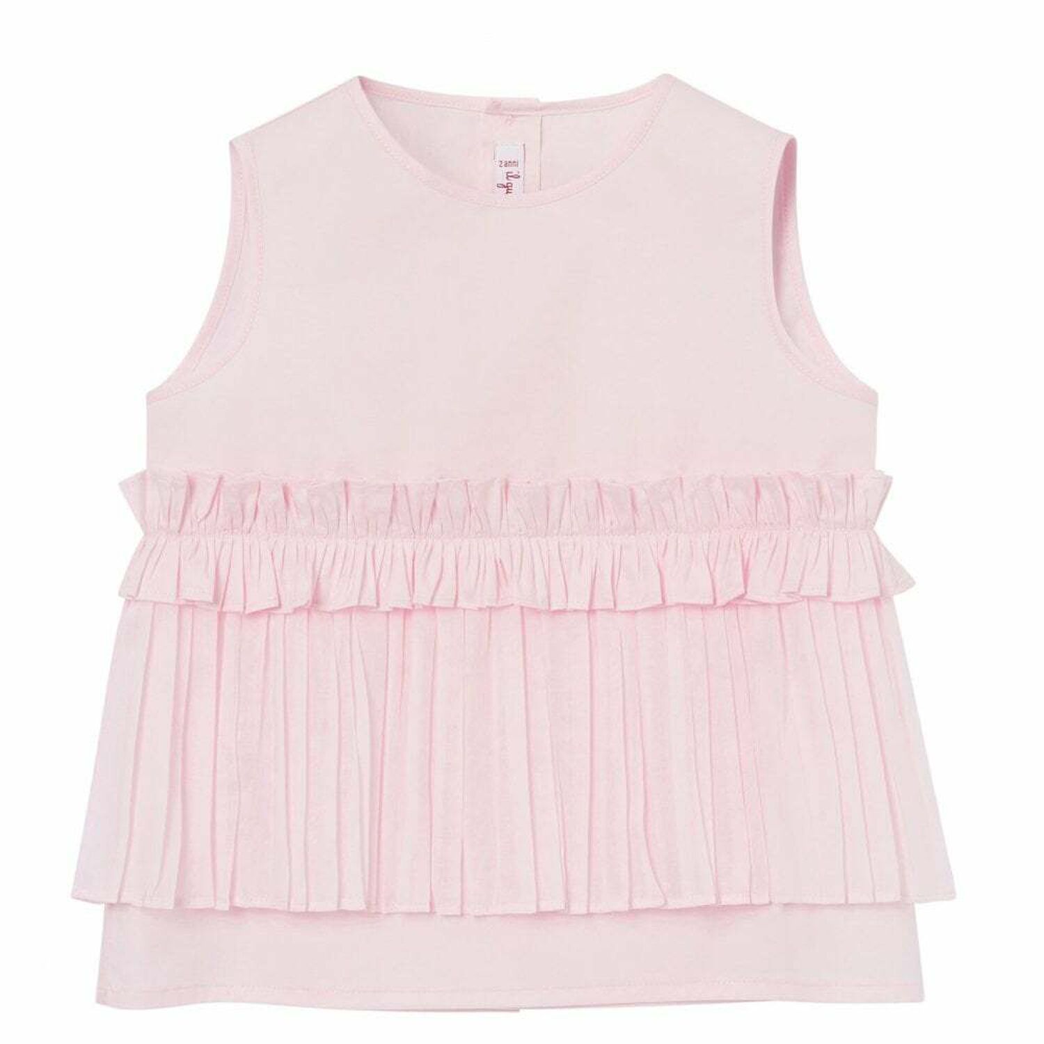 Girls Pink Ruffle Top, 1, hi-res image number null