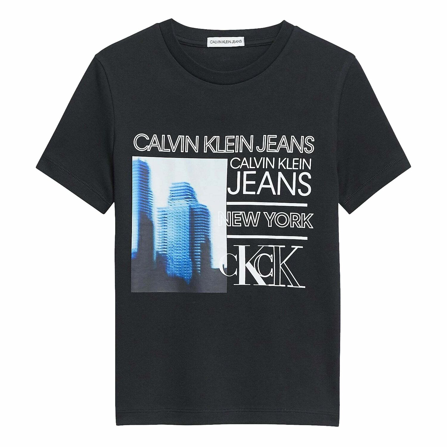 Boys Black Logo T-Shirt, 1, hi-res image number null