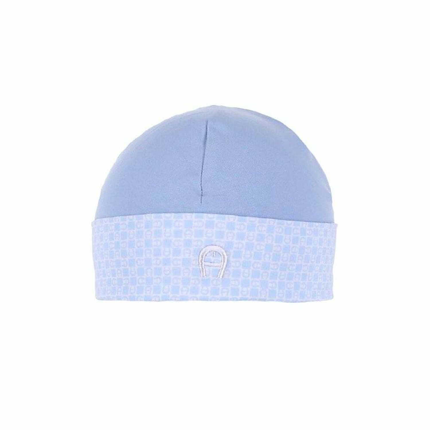 Baby Boys Blue Logo Hat, 1, hi-res