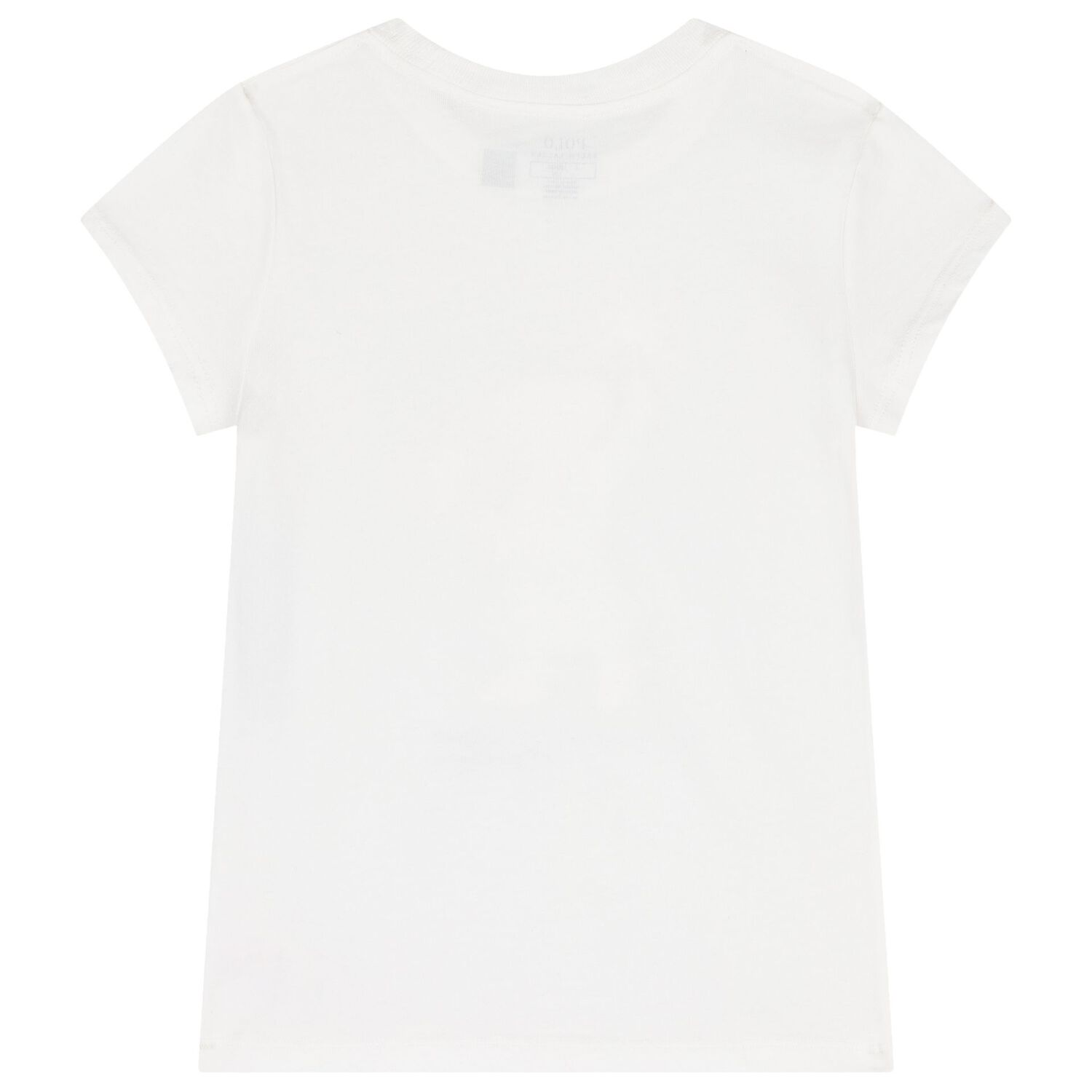 تيشيرت بنات بولو باللون الأبيض, 1, hi-res