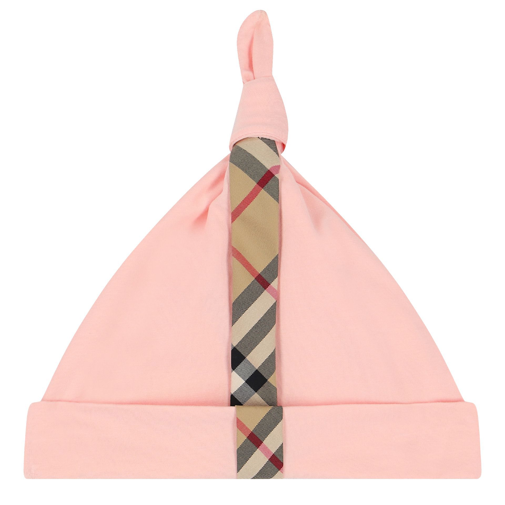 Burberry Baby Girls Pink & Beige Romper Gift Set | Junior Burberry Baby Girls Pink & Beige Romper Gift Set | Junior