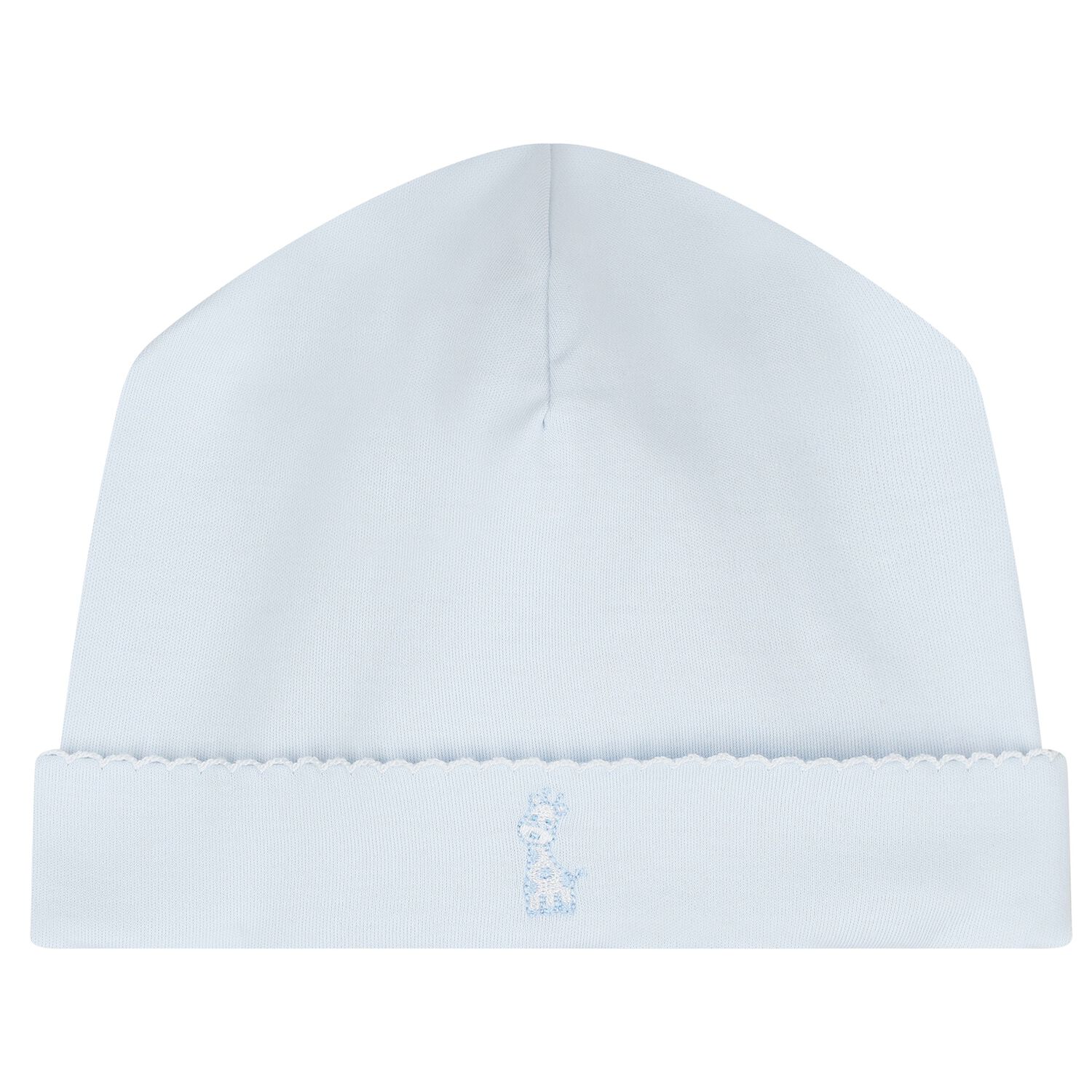 Baby Boys Blue Just Giraffe Hat, 1, hi-res