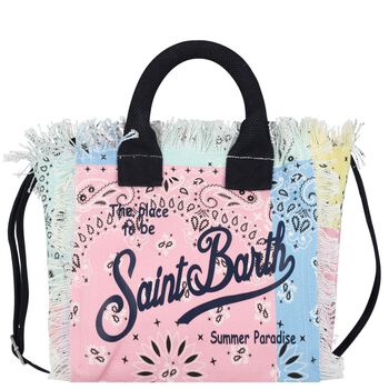 Girls Multi-Coloured Paisley Logo Tote Bag 