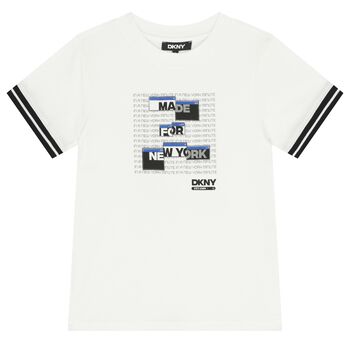 Boys White Logo T-Shirt