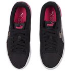 Girls Black Jada Vacay Queen Trainers, 1, hi-res