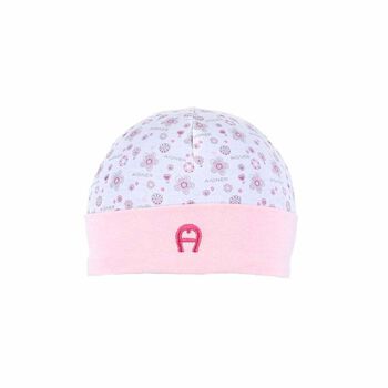 Baby Girls Floral Logo Hat