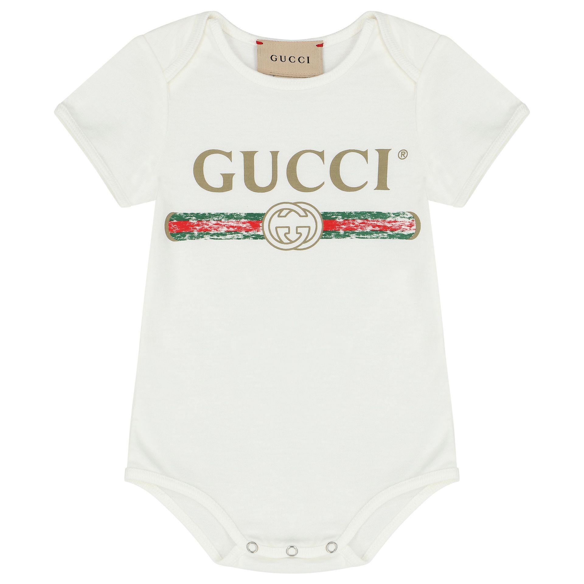 Gucci White Logo Baby Gift Set Junior Couture Bahrain