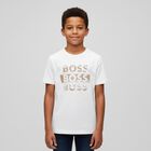 Boys White Logo T-Shirt, 2, hi-res