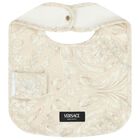 Ivory & Beige Whisper Barocco Babygrow Gift Set , 1, hi-res