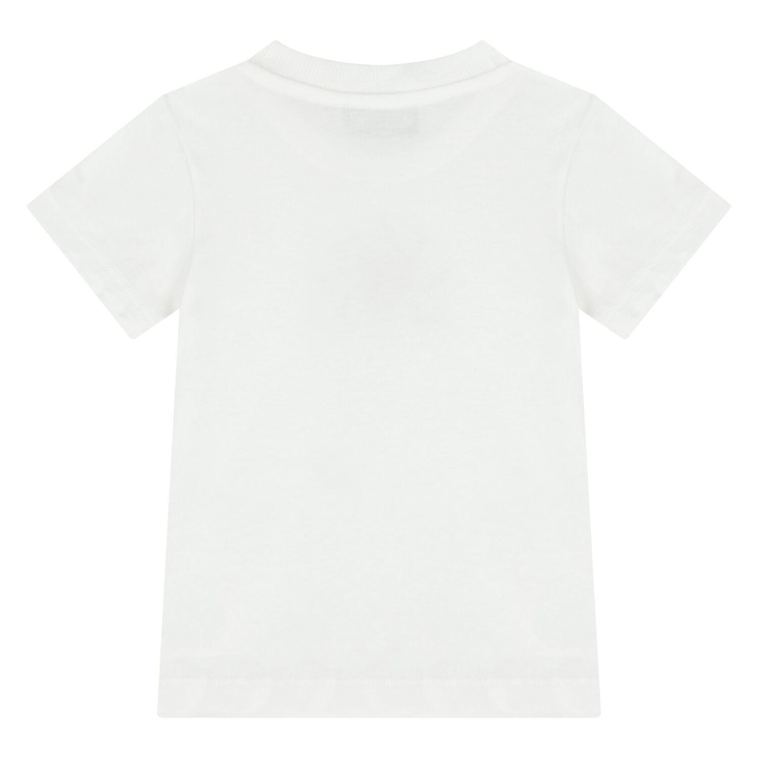 تي شيرت بشعار الدب تيدي باللون الأبيض, 1, hi-res