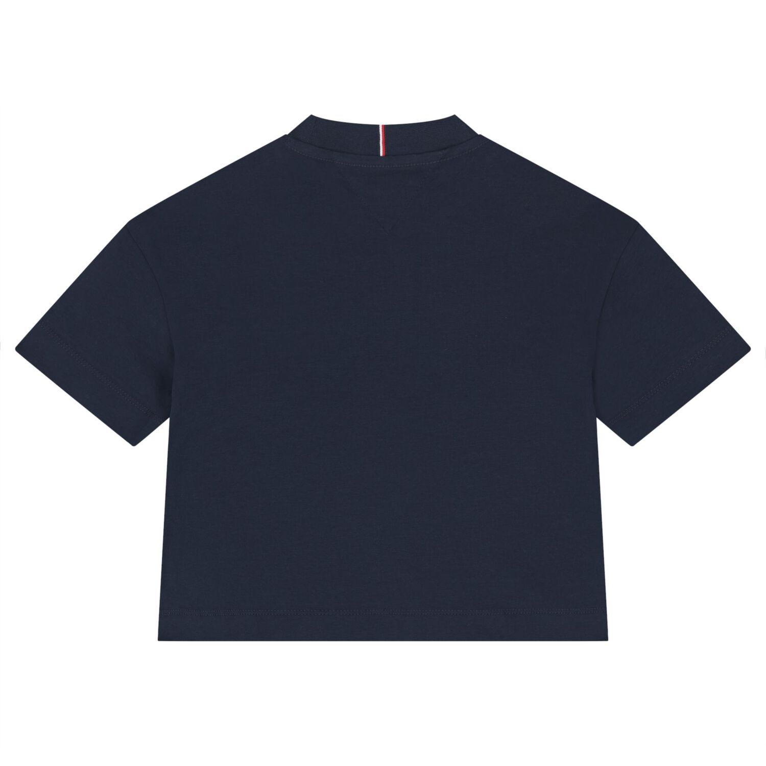 Girls Navy Blue Logo T-Shirt, 1, hi-res